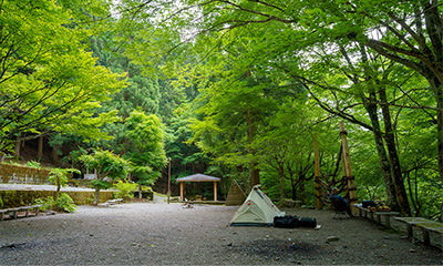 奥祖谷二重かずら橋キャンプ場